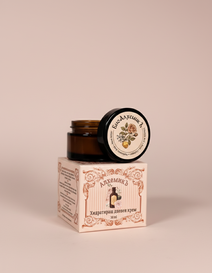 Дневен хидратиращ крем за лице Alchemica Cosmetics